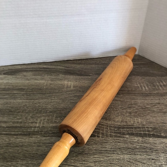 Vtg Baribocraft Solid Wooden Rolling Pin - Picture 2 of 8